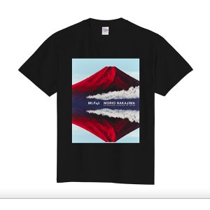 画像: ２１赤富士Tシャツ黒/２１Red Fuji T-shirt black