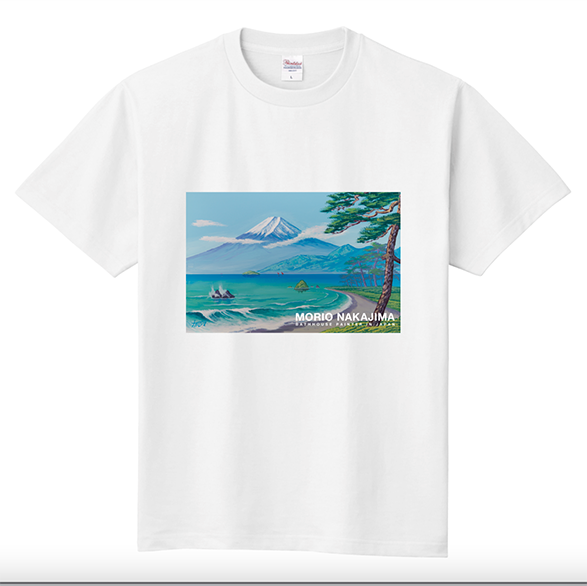 画像1: ２４春の富士山Tシャツ白