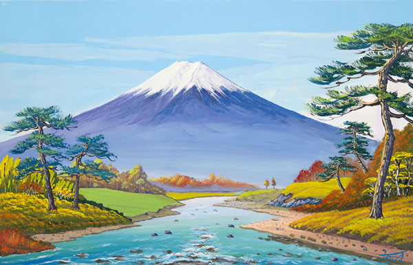 画像1: 4実りの秋の富士山